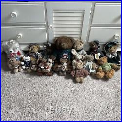 Mixed Lot of 81 Collectible TEDDY BEARS Bearington Collection Boyds & More