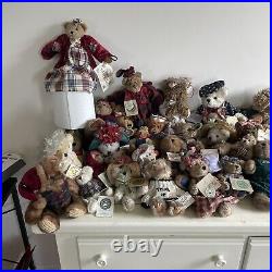 Mixed Lot of 81 Collectible TEDDY BEARS Bearington Collection Boyds & More