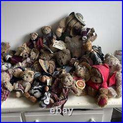 Mixed Lot of 81 Collectible TEDDY BEARS Bearington Collection Boyds & More