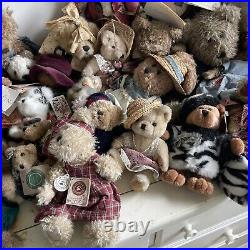 Mixed Lot of 81 Collectible TEDDY BEARS Bearington Collection Boyds & More