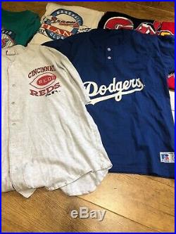 Mlb NFL Wcw NHL Lot Of (16) Vtg 80s 90s Collectible Shirts All Adult Sizes