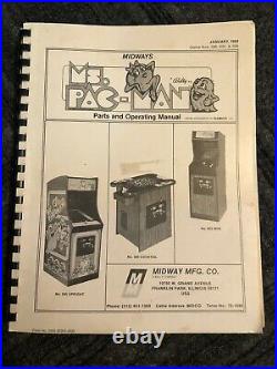 Ms PacMan Arcade All Original Mint Conus Freight Included Midway