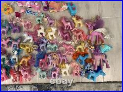 My Little Pony G3 G4 Lot of 60 Ponies + Accessories TLC As Is