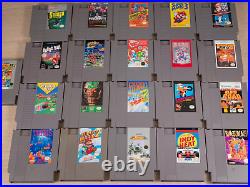 NES Nintendo game collection (Lot of 21 games) ALL authentic