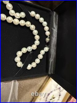NEW ALL Freshwater PEARL Jewelry Lot HUGE Collection NECKLACES EARRINGS with Bags