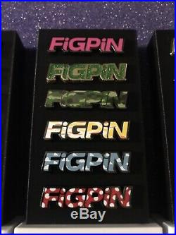 NEW FiGPiN Lot Logo Pin Complete Set L1-L18 ALL 1ST EDITION w custom holders