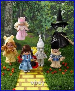 NEW! Precious Moments Wizard of Oz Lot of All 6 Dolls Set Collection Dorothy