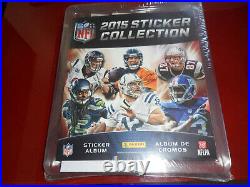 NFL 2015 Sticker Collection Album Panini! Sealed with all stickers! New! Rare