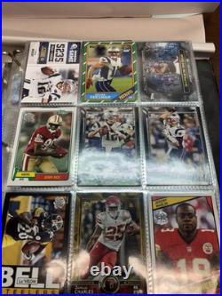 NFL Football Trading Cards Binder Collection? 525 Football Card Lot