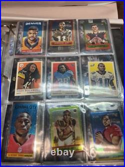 NFL Football Trading Cards Binder Collection? 525 Football Card Lot NFL Football Trading Cards Binder Collection? 525 Football Card Lot