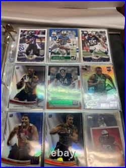 NFL Football Trading Cards Binder Collection? 525 Football Card Lot NFL Football Trading Cards Binder Collection? 525 Football Card Lot