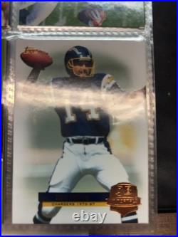 NFL Football Trading Cards Binder Collection? 525 Football Card Lot NFL Football Trading Cards Binder Collection? 525 Football Card Lot