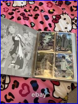 Naruto Collectible Card Lot 2 Binders Over 600 Cards All Kinds of Rarities