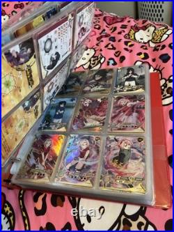 Naruto Collectible Card Lot 2 Binders Over 600 Cards All Kinds of Rarities