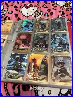 Naruto Collectible Card Lot 2 Binders Over 600 Cards All Kinds of Rarities