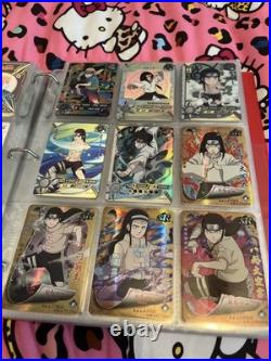Naruto Collectible Card Lot 2 Binders Over 600 Cards All Kinds of Rarities