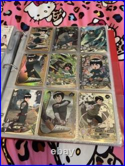 Naruto Collectible Card Lot 2 Binders Over 600 Cards All Kinds of Rarities