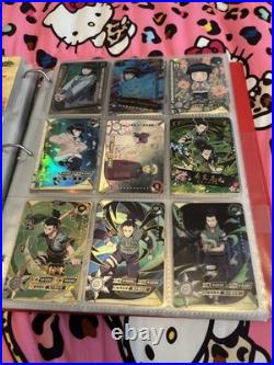 Naruto Collectible Card Lot 2 Binders Over 600 Cards All Kinds of Rarities
