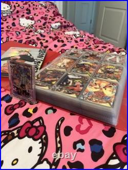 Naruto Collectible Card Lot 2 Binders Over 600 Cards All Kinds of Rarities