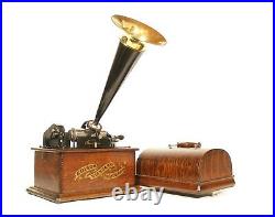 Near Mint 1906 Edison Standard Phonograph 2/4 Minute Plays All Cylinders