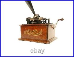 Near Mint 1906 Edison Standard Phonograph 2/4 Minute Plays All Cylinders