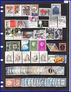 Netherlands 1870-1980s Large Collection Of 1600+ Mint & Used, All Scanned