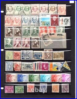 Netherlands 1870-1980s Large Collection Of 1600+ Mint & Used, All Scanned