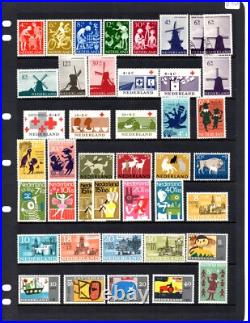 Netherlands 1870-1980s Large Collection Of 1600+ Mint & Used, All Scanned