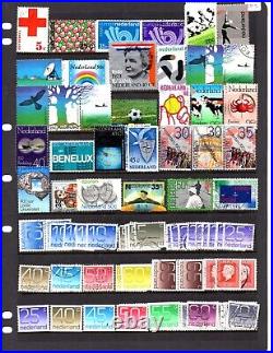Netherlands 1870-1980s Large Collection Of 1600+ Mint & Used, All Scanned