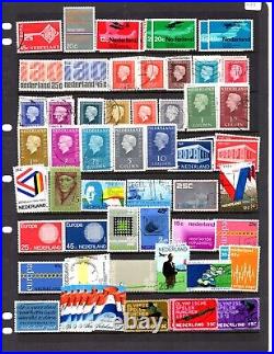 Netherlands 1870-1980s Large Collection Of 1600+ Mint & Used, All Scanned