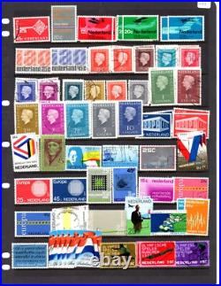 Netherlands 1870-1980s Large Collection Of 1600+ Mint & Used, All Scanned
