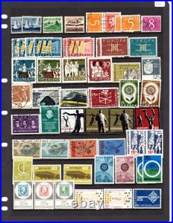 Netherlands 1870-1980s Large Collection Of 1600+ Mint & Used, All Scanned