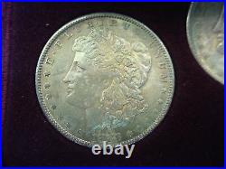 New Orleans Silver Dollar Collection 1883 1884 1885 All Nice Bu -natural