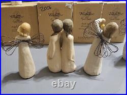 Nice Lot Of 12 Demdaco Willow Tree Figurines by Susan Lordi some in boxes