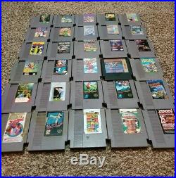 Nintendo Video Game Lot of 30 NES Games (Collection) All Tested and working