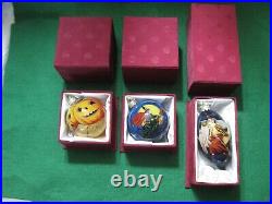 OLD WORLD CHRISTMAS ALL HALLOWEEN HANGING TREE BULBS WithORIGINAL BOXES LOT 3