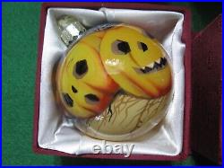 OLD WORLD CHRISTMAS ALL HALLOWEEN HANGING TREE BULBS WithORIGINAL BOXES LOT 3