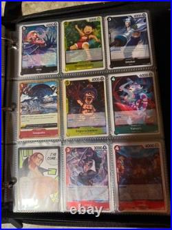 One Piece TCG Lot of 450 Cards with 100 Holos All Unique Instant Collection