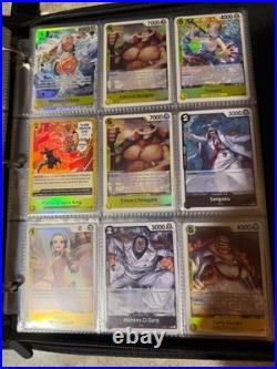 One Piece TCG Lot of 450 Cards with 100 Holos All Unique Instant Collection