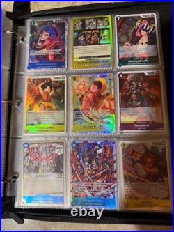One Piece TCG Lot of 450 Cards with 100 Holos All Unique Instant Collection