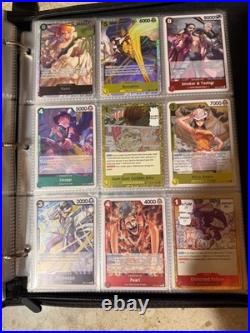 One Piece TCG Lot of 450 Cards with 100 Holos All Unique Instant Collection