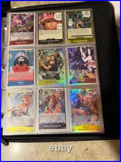 One Piece TCG Lot of 450 Cards with 100 Holos All Unique Instant Collection