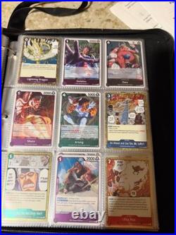 One Piece TCG Lot of 450 Cards with 100 Holos All Unique Instant Collection