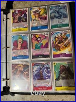 One Piece TCG Lot of 450 Cards with 100 Holos All Unique Instant Collection