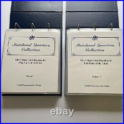 PCS Complete Statehood Quarter Collection 100 Coins Total Mint+Stamps
