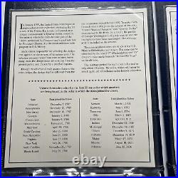 PCS Complete Statehood Quarter Collection 100 Coins Total Mint+Stamps