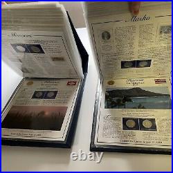 PCS Complete Statehood Quarter Collection 100 Coins Total Mint+Stamps