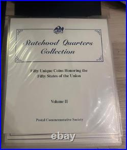 PCS Statehood Quarter Collection Vol 1 & Vol 2 Includes all 6 US Territories