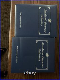 PCS Statehood Quarters Collection Vol 1 and 2 all 50 States, withstamps COMPLETE