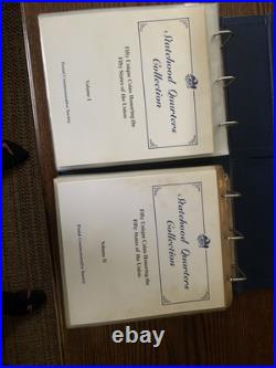 PCS Statehood Quarters Collection Vol 1 and 2 all 50 States, withstamps COMPLETE